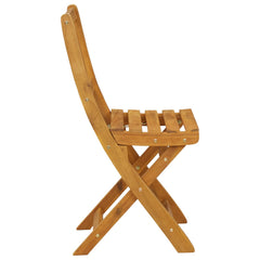 Garden Chair Solid Acacia Wood Natural 4