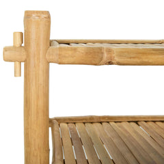 vidaXL Shoe Rack with Shelf Natural 6-tier Bamboo 6