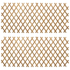 vidaXL Expandable Trellis Fence 2 pcs 300 x 59 cm Bamboo Light Brown 2