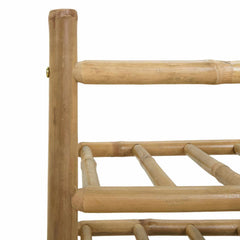 vidaXL Wine Rack Natural 32.5 x 29.5 x 72 cm Bamboo 5