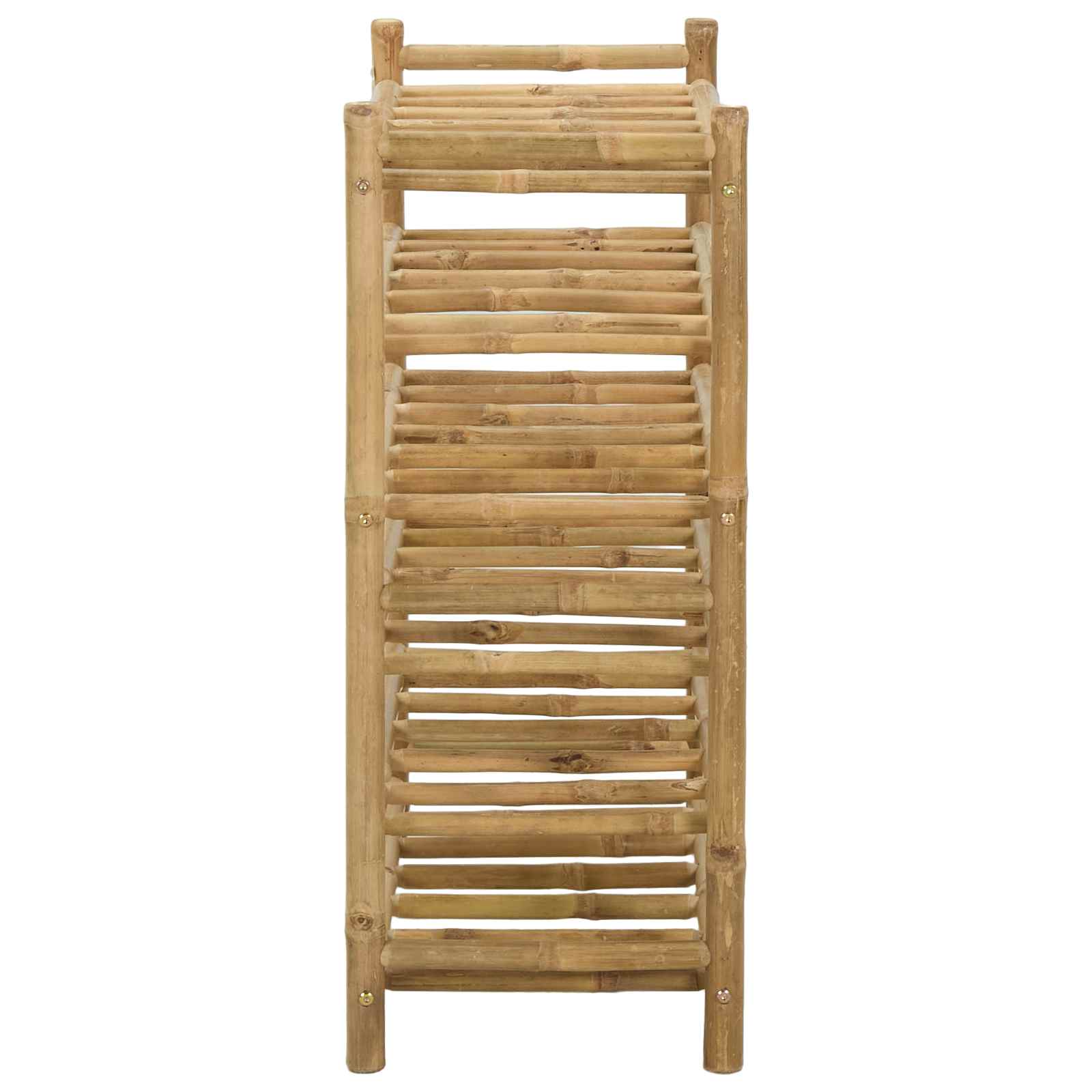 vidaXL Wine Rack Natural 57 x 29.5 x 72 cm Bamboo 4