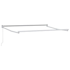 Manual Awning Frame Powder-Coated Aluminium White 3 x 2 m