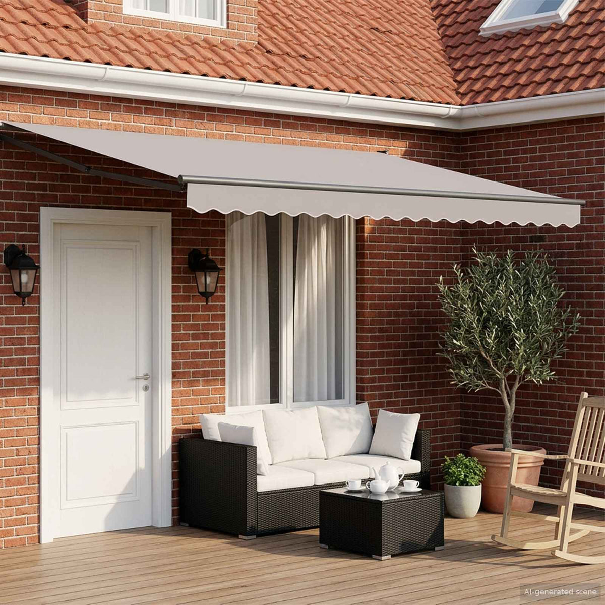 Awning Frame Solar Anthracite
