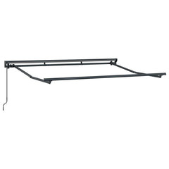 vidaXL Manual Awning Frame Adjustable Anthracite 3 x 2 m Steel 2