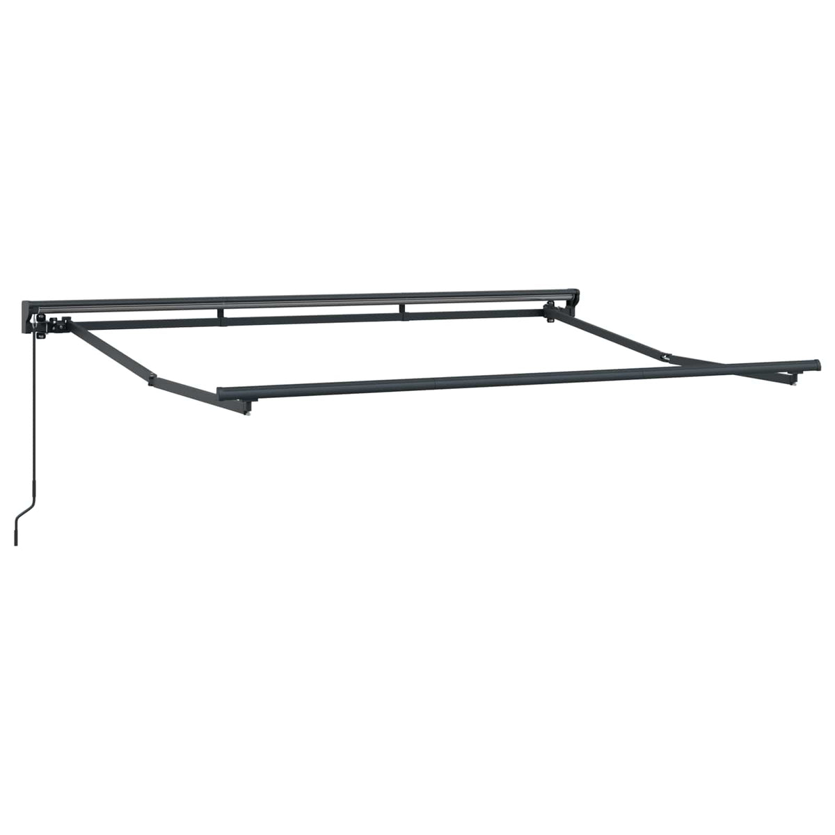 Manual Awning Frame Anthracite 3.5 m 2 m