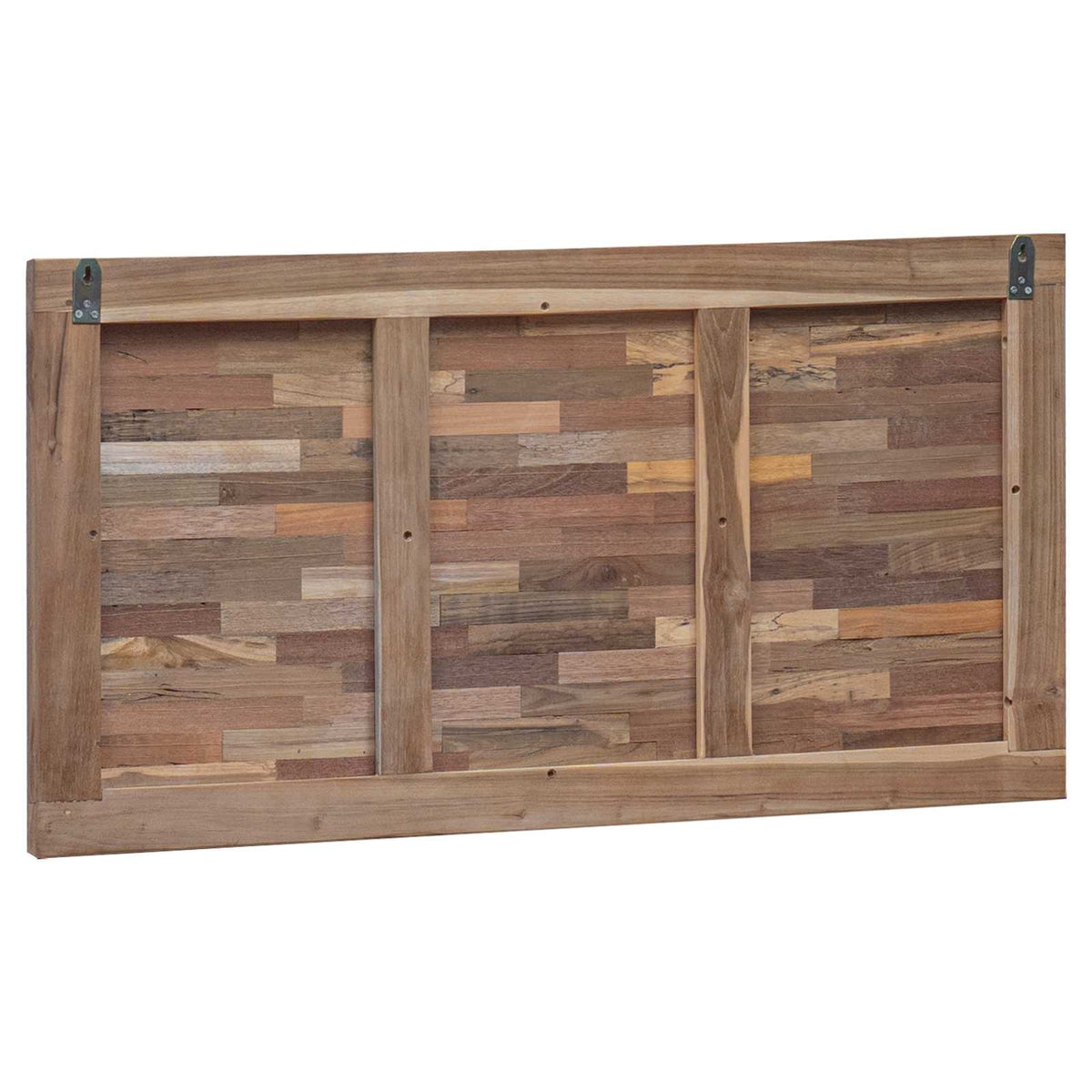 Bed Headboard Natural Solid Teak Wood 100 cm