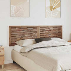 Bed Headboard Natural Solid Teak Wood 180 cm