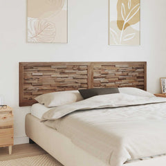 Bed Headboard Natural Solid Teak Wood 200 cm