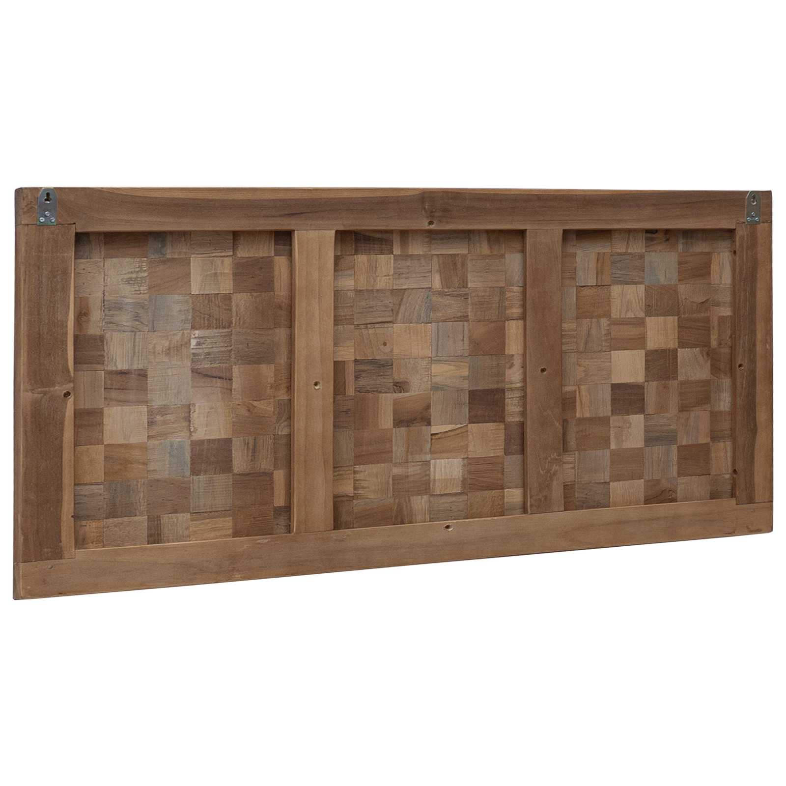vidaXL Bed Headboard Natural Solid Teak Wood 4