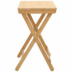 vidaXL Kitchen Table Folding Manual Natural 40 x 30 x 53.5 cm Bamboo 6
