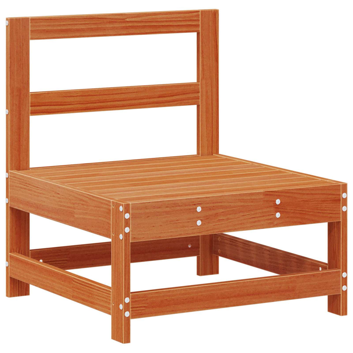 Garden Solid Pine Wood Wax brown