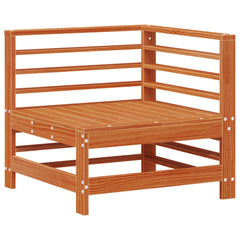 vidaXL Garden Lounge Set 5 pcs Wax Brown Solid Pine Wood 3