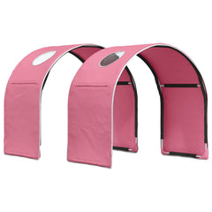 vidaXL Bed Tunnel for Kids Loft Bed 2 pcs Pink Polyester 1