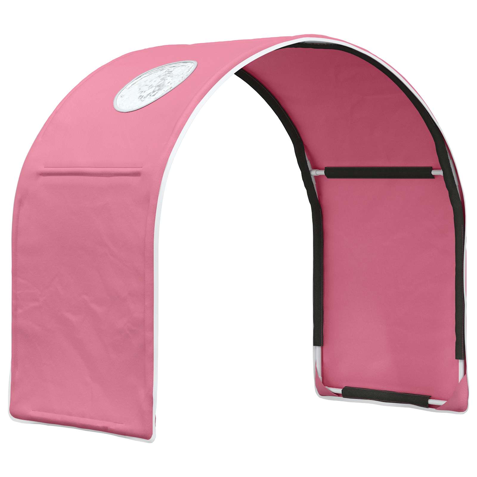 vidaXL Bed Tunnel for Kids Loft Bed 2 pcs Pink Polyester 3