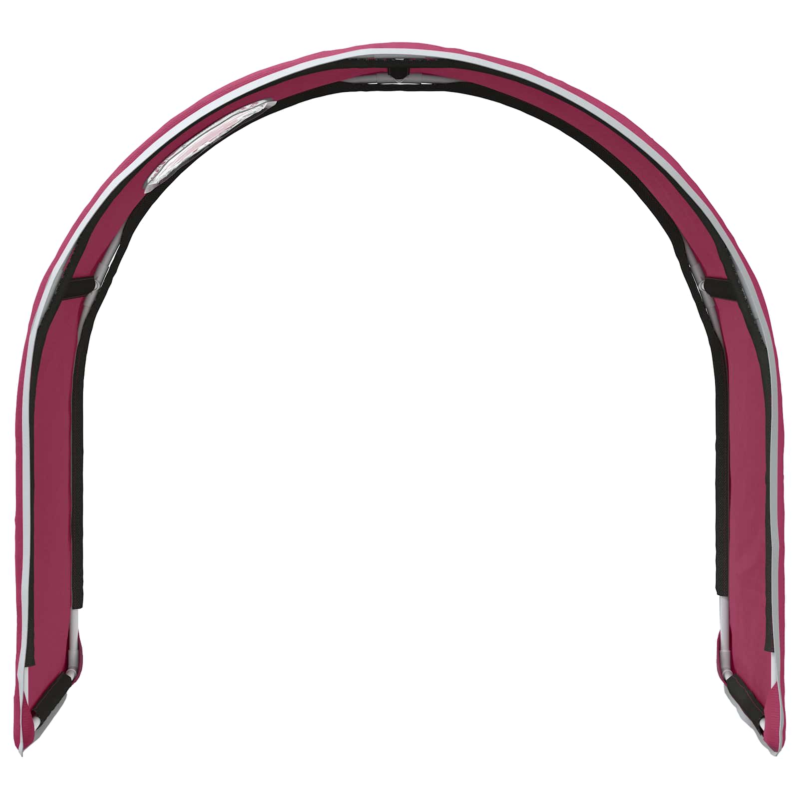 vidaXL Bed Tunnel for Kids Loft Bed 2 pcs Red Polyester 6