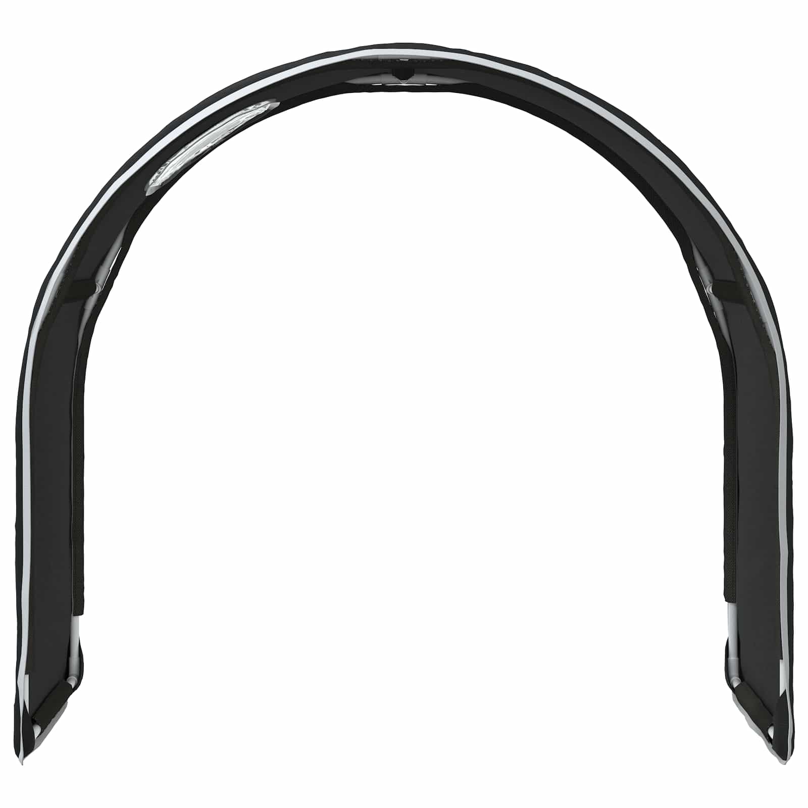 vidaXL Bed Tunnel for Kids Loft Bed 2 pcs Black Polyester 5