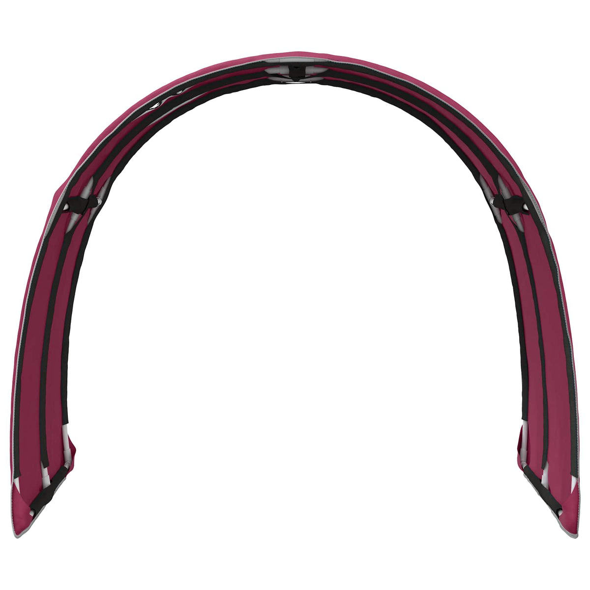 Bed Tunnel 2 pcs Polyester Red