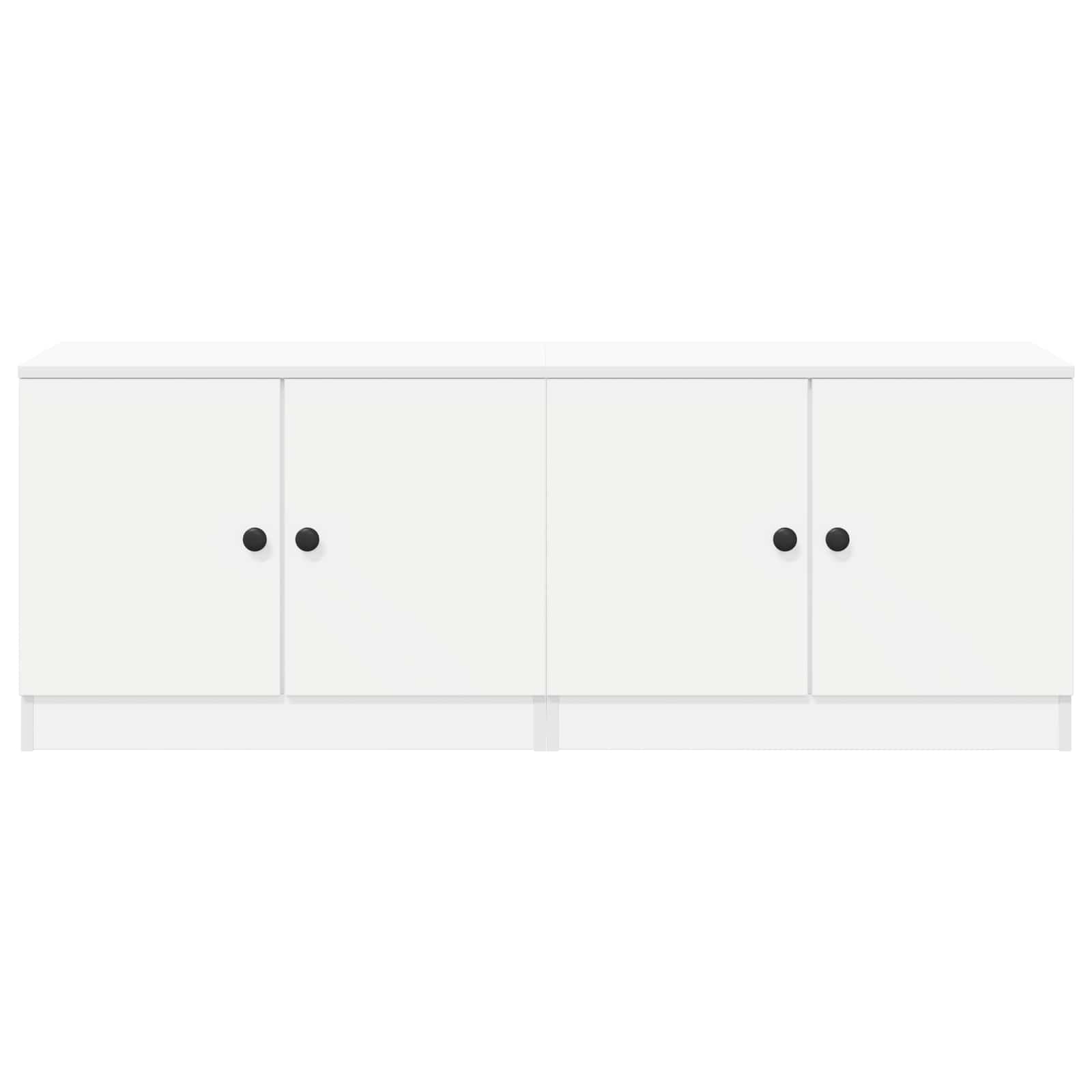 vidaXL Storage Cabinet for Loft Bed 2 pcs White 66 x 35 x 48 cm 5