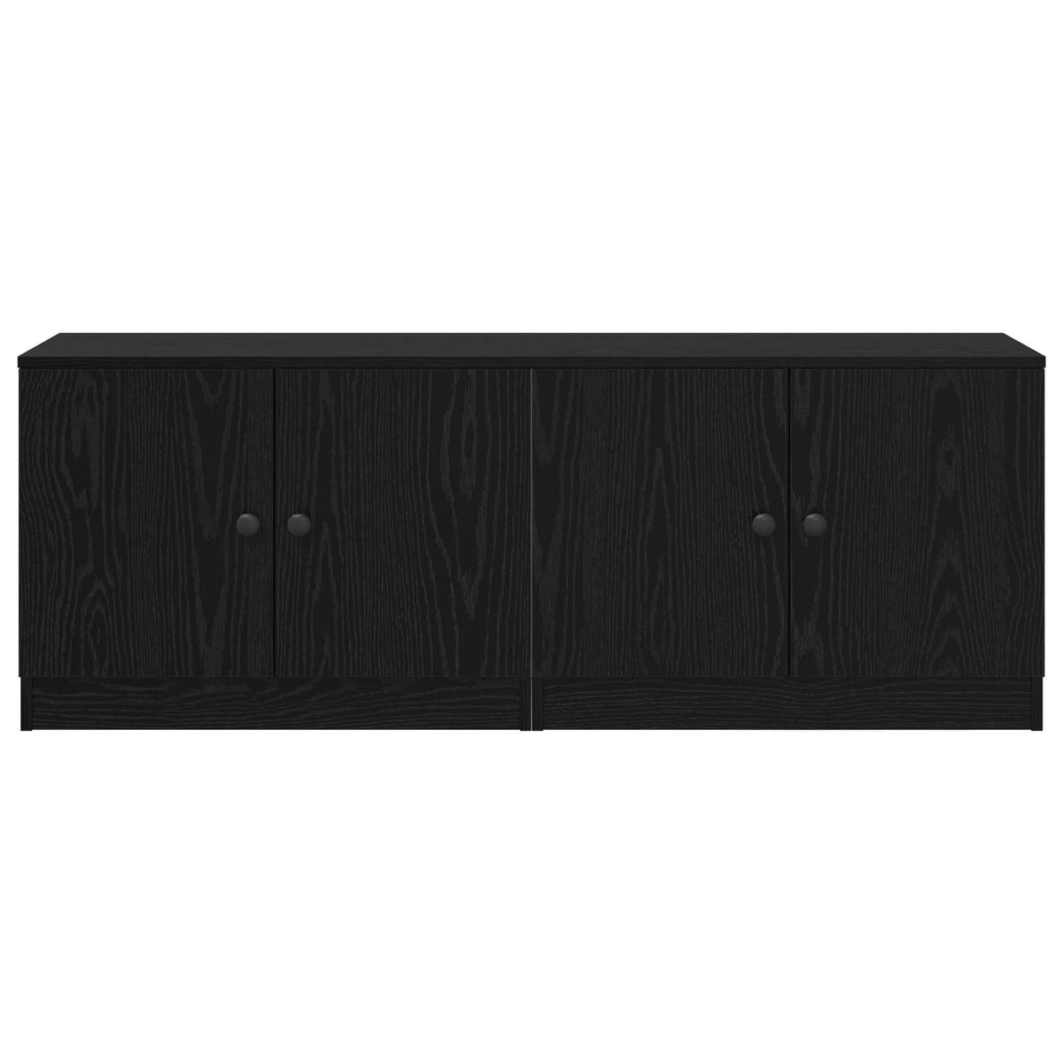 vidaXL Storage Cabinet for Loft Bed 2 pcs Black Oak 66 x 35 x 48 cm 5