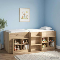 Bed Cabinet 2 pcs 66 x 33 x 48 cm Engineered Wood Artisan oak