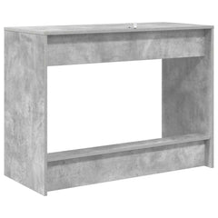 vidaXL Bed Desk Concrete Grey Engineered Wood 100 x 45 x 75 cm 5