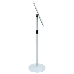 vidaXL Pedestal Poster Stand Silver 33 x 33 x 126 cm PVC and Steel 5