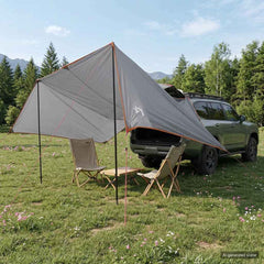 Vehicle Awning 500 x 515 x 215 cm Grey and orange