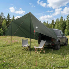 Vehicle Awning 500 x 515 x 215 cm Army green