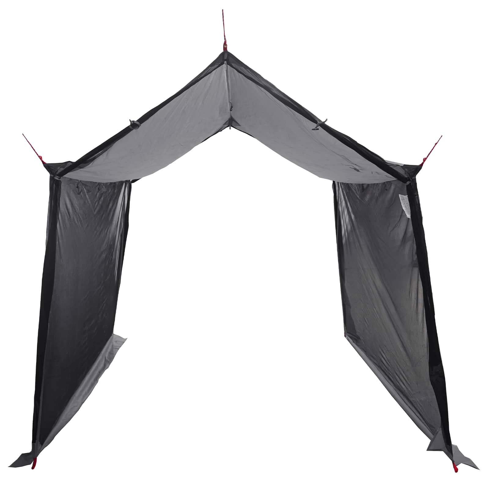 vidaXL Camping Tarp with Mesh Walls 270 x 210 x 210 cm Grey and Orange 5