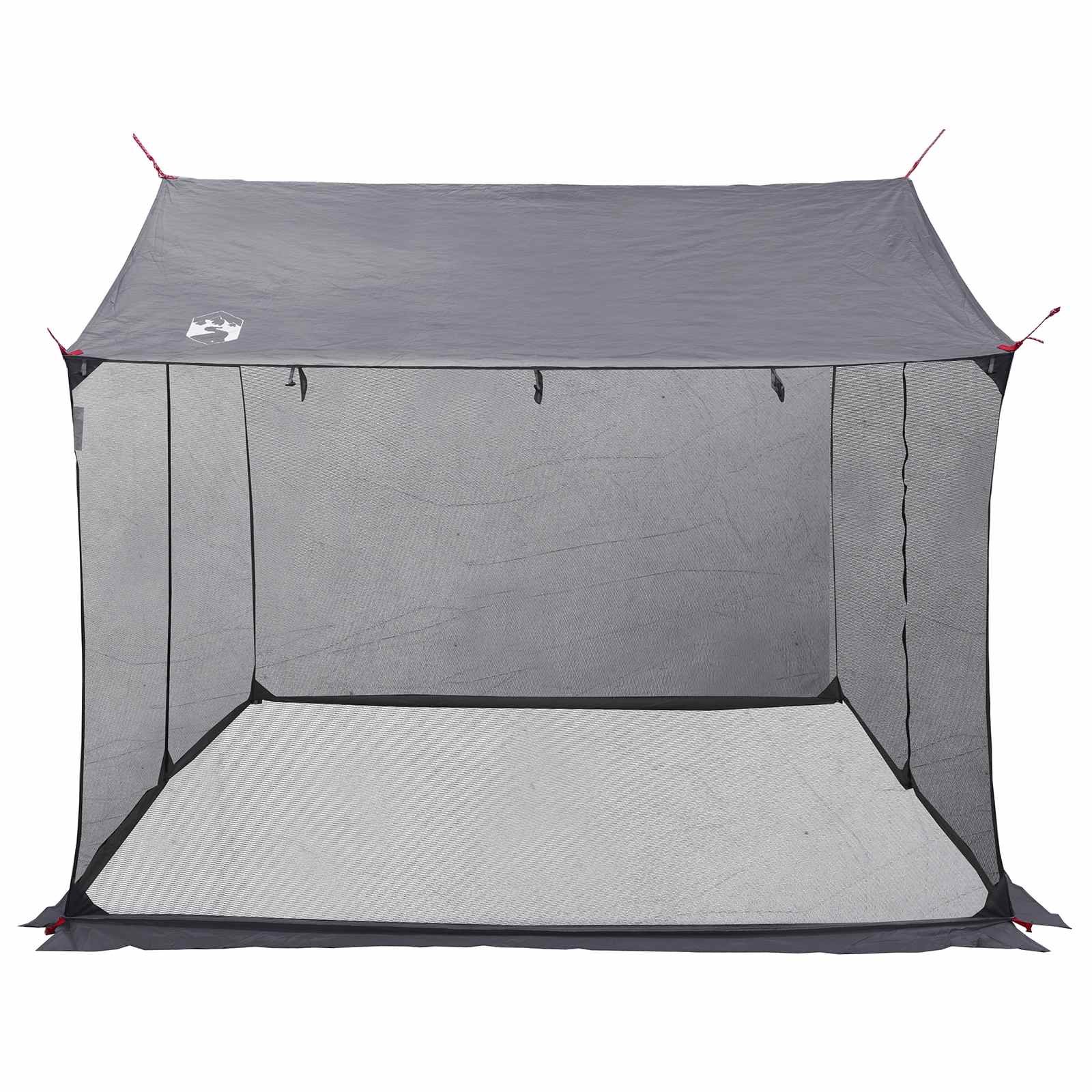 vidaXL Camping Tarp with Mesh Walls 270 x 210 x 210 cm Grey and Orange 6