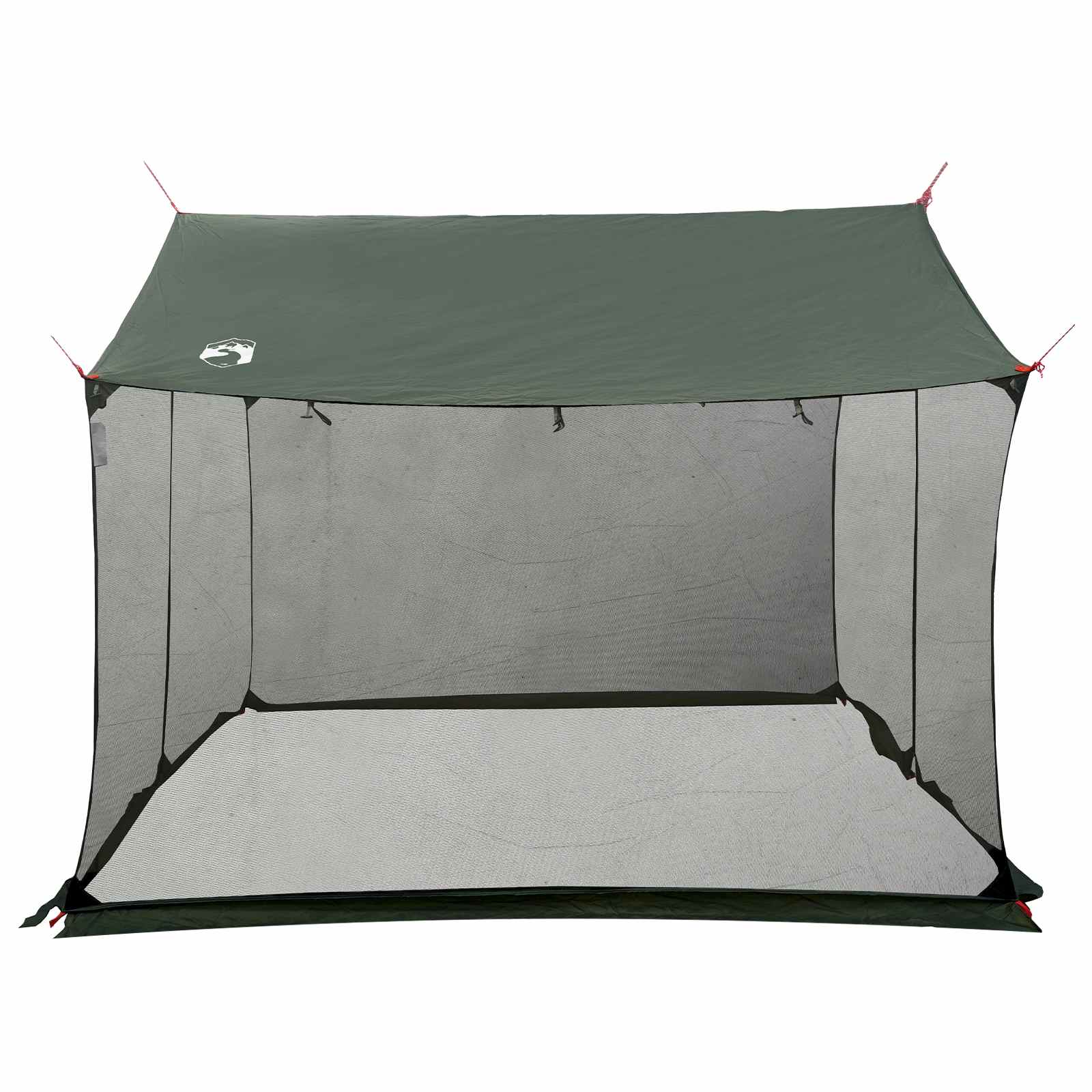 vidaXL Camping Tarp with Mesh Walls 270 x 210 x 210 cm Army Green 6