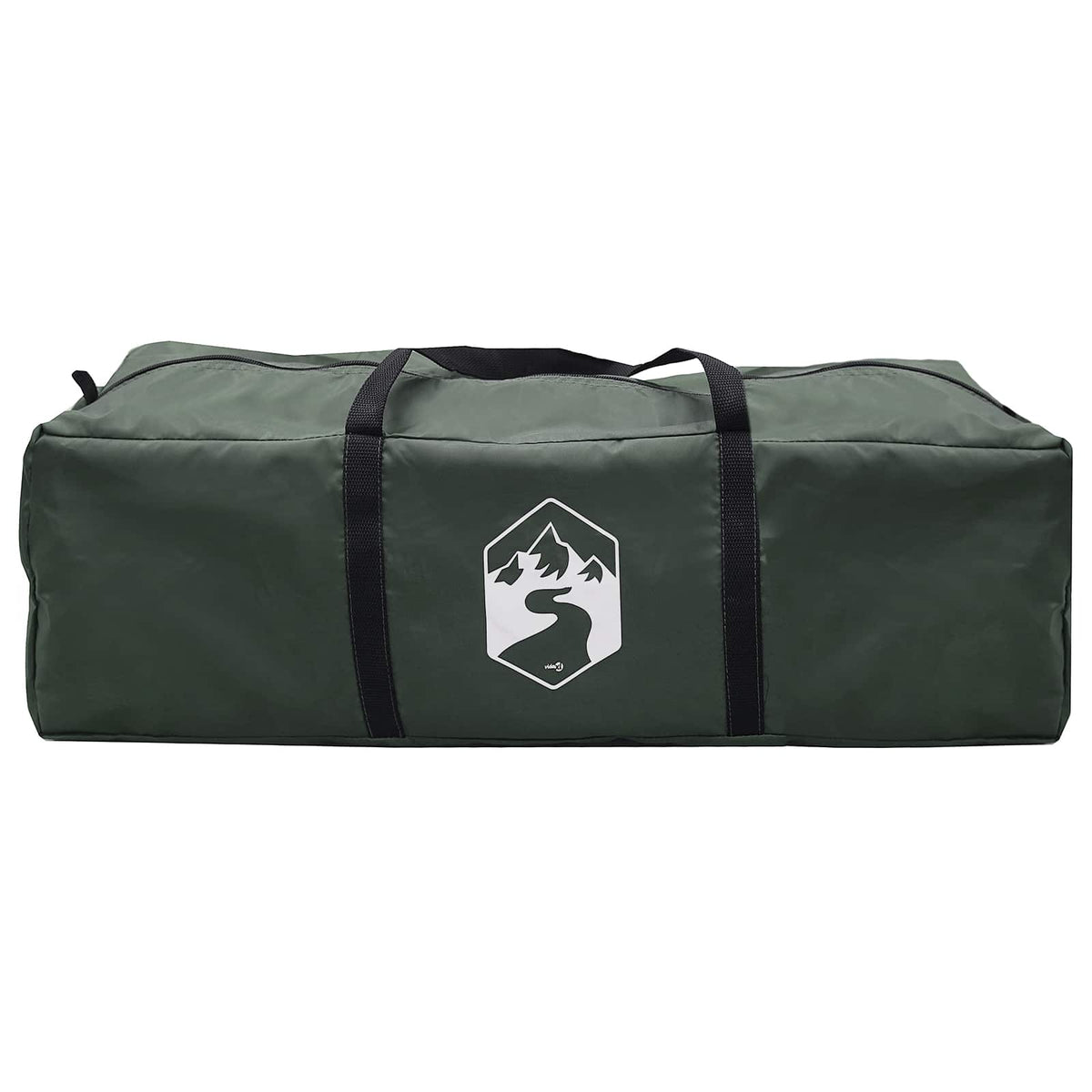 Party Tent 500 x 500 x 352 cm Polyester and Steel Army green
