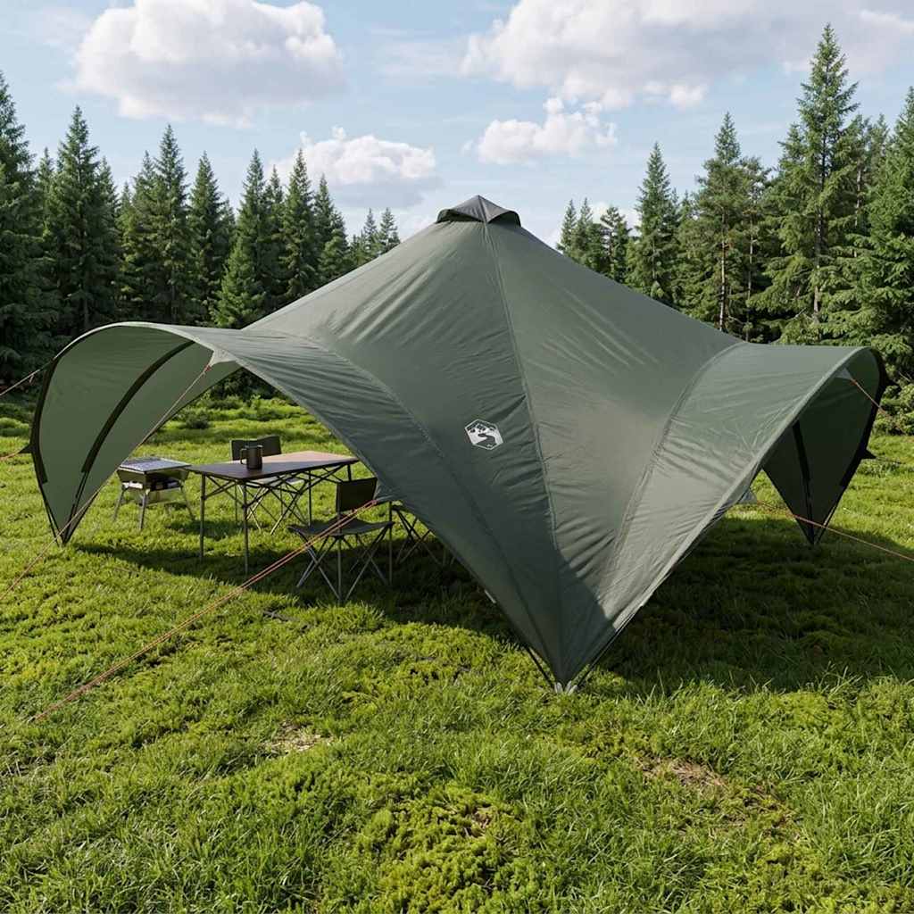 Party Tent 500 x 500 x 352 cm Polyester and Steel Army green