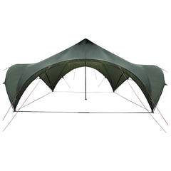 Party Tent 600 x 600 x 400 cm Polyester and Steel Army green