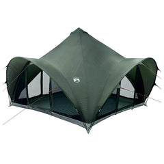Tipi Tent 6.0-Person Polyester and Steel Width 400 cm Army green