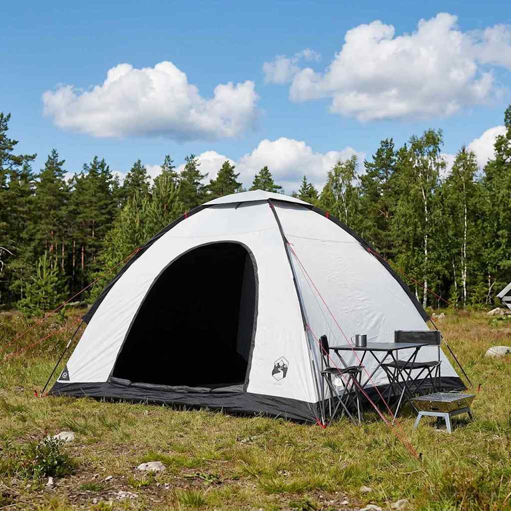 vidaXL Camping Tent 185T Polyester with PU coating