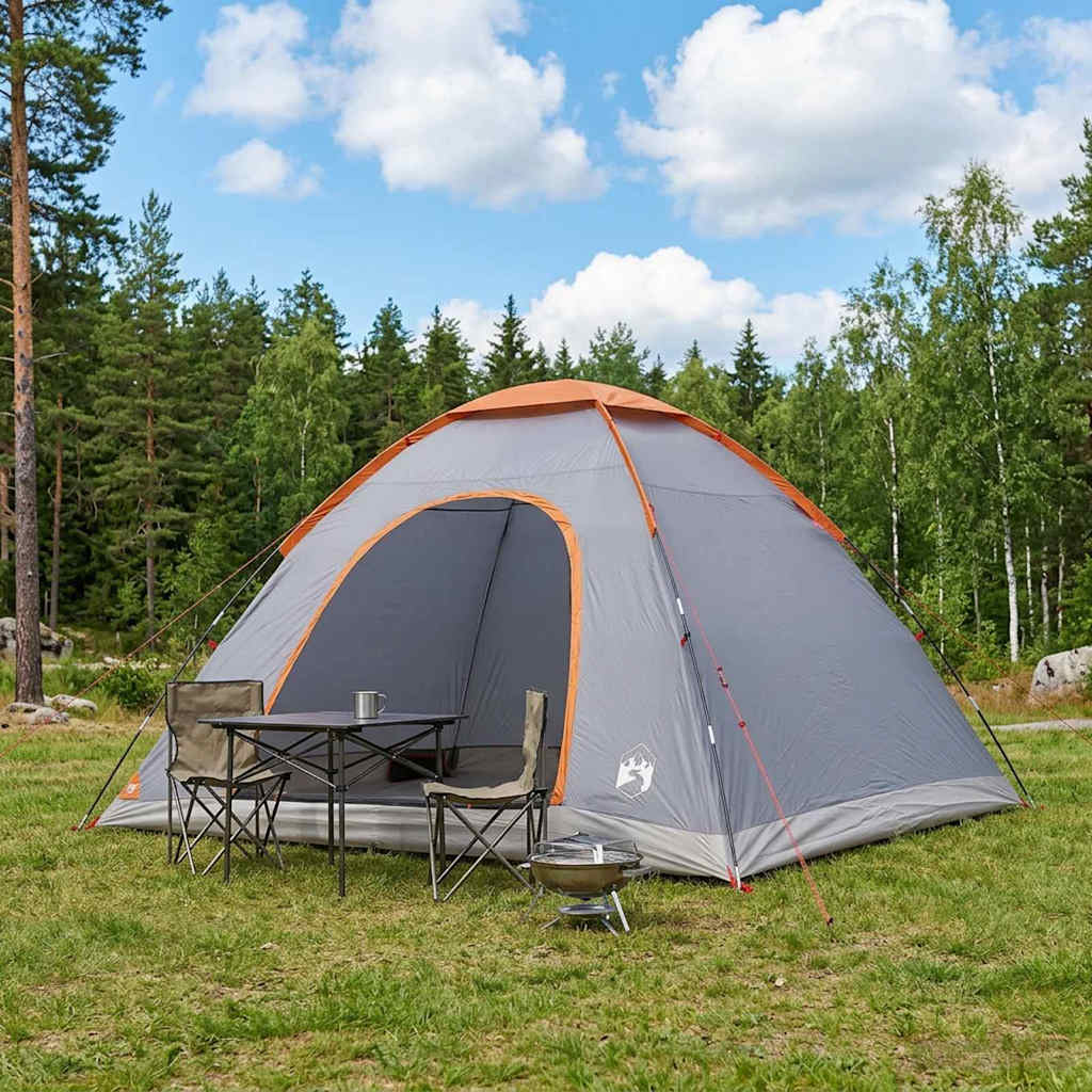 vidaXL Camping Tent 185T Polyester with PU coating