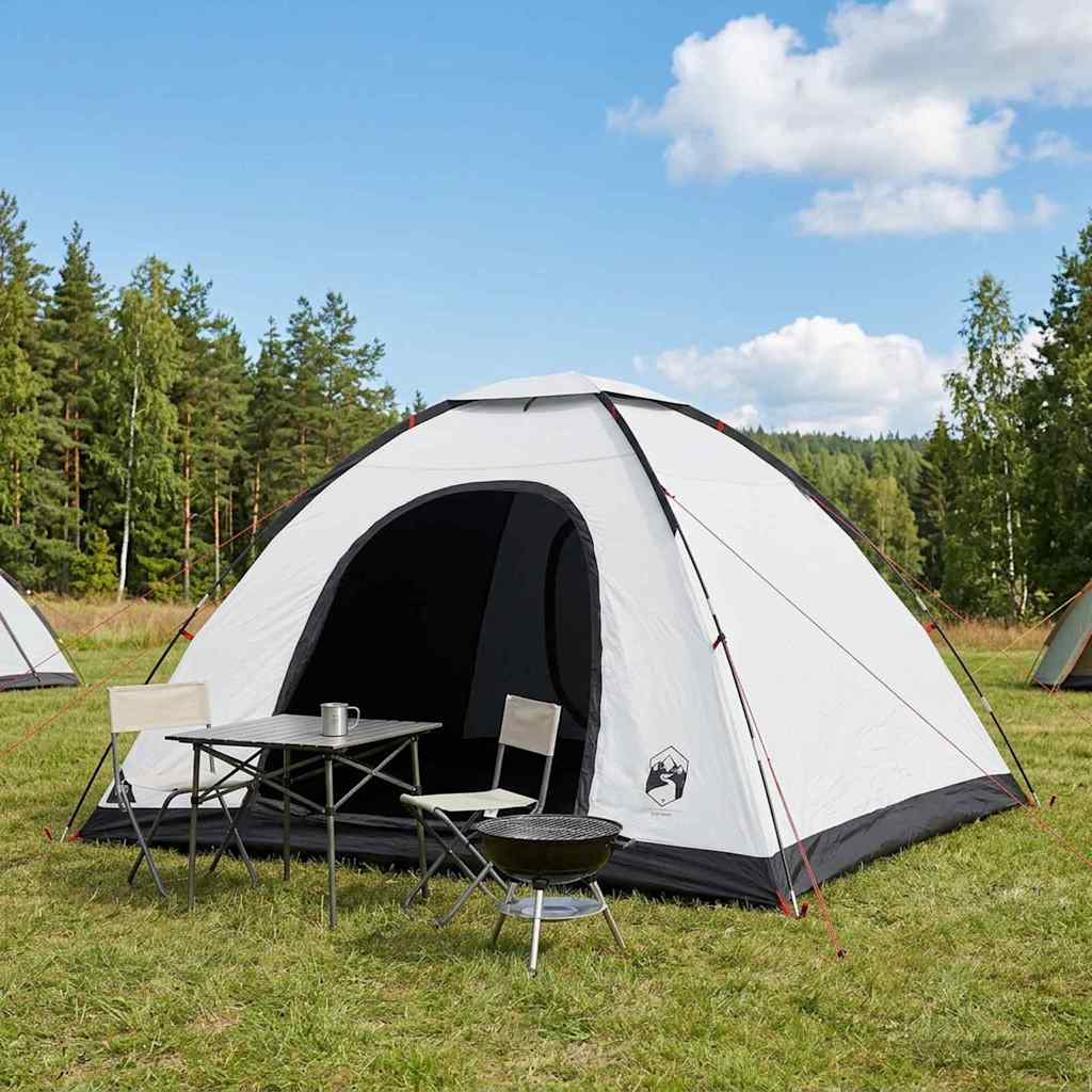 vidaXL Camping Tent 185T Polyester with PU coating