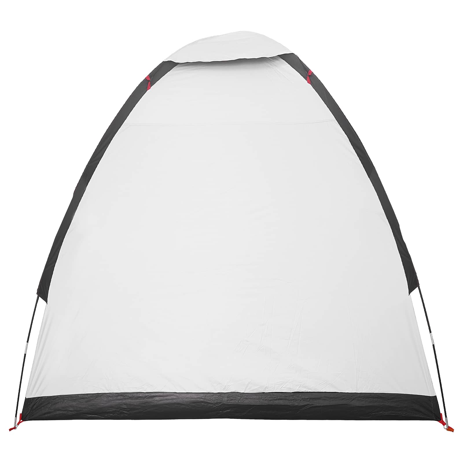 vidaXL Camping Tent 2-Person White Blackout Polyester and Steel 6