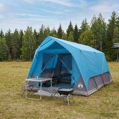 Tunnel Tent Polyester and Steel Blue 6-person