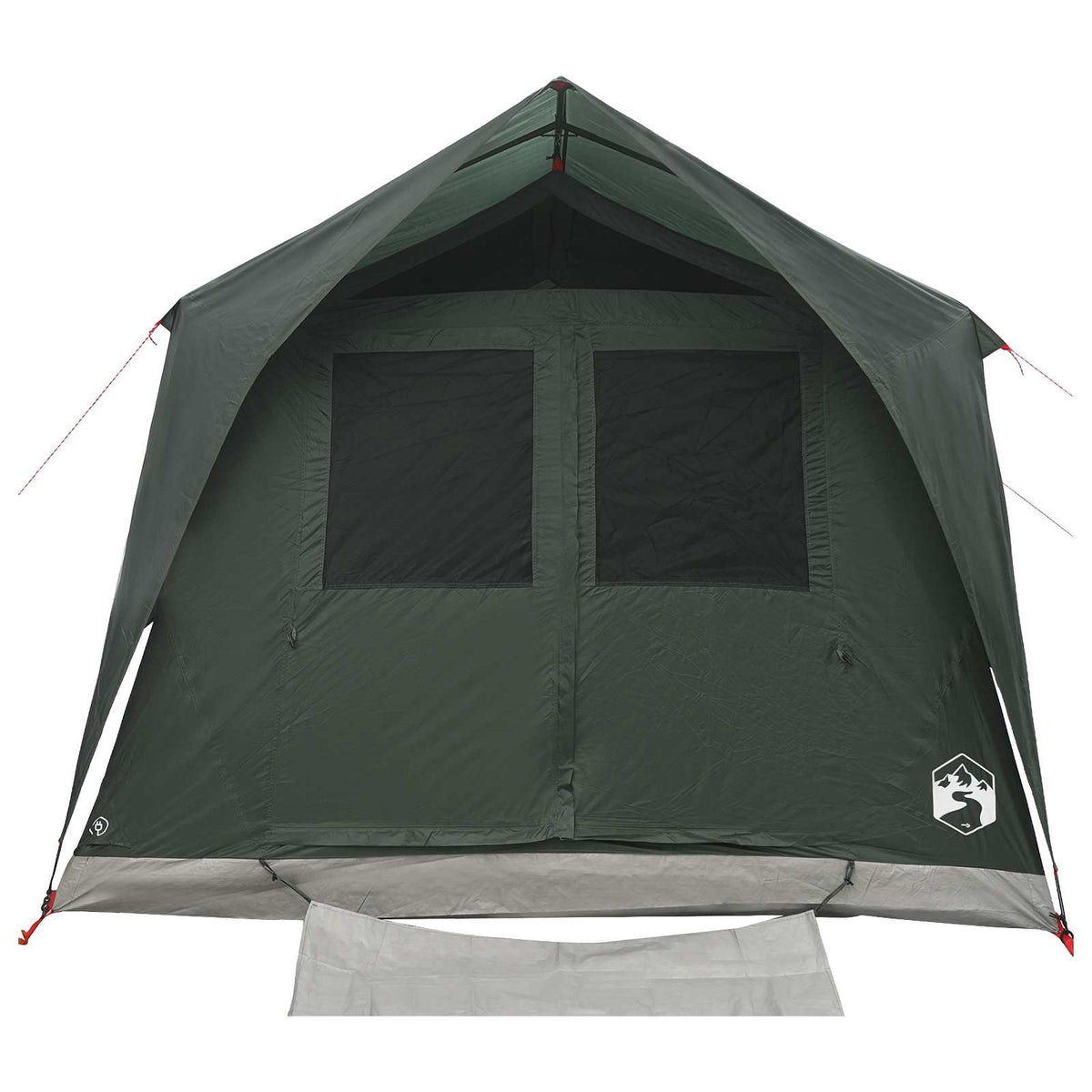 Tunnel Tent Polyester and Steel Army green 6-person