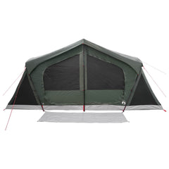 Cabin Tent 10-Person Polyester and Steel Army green