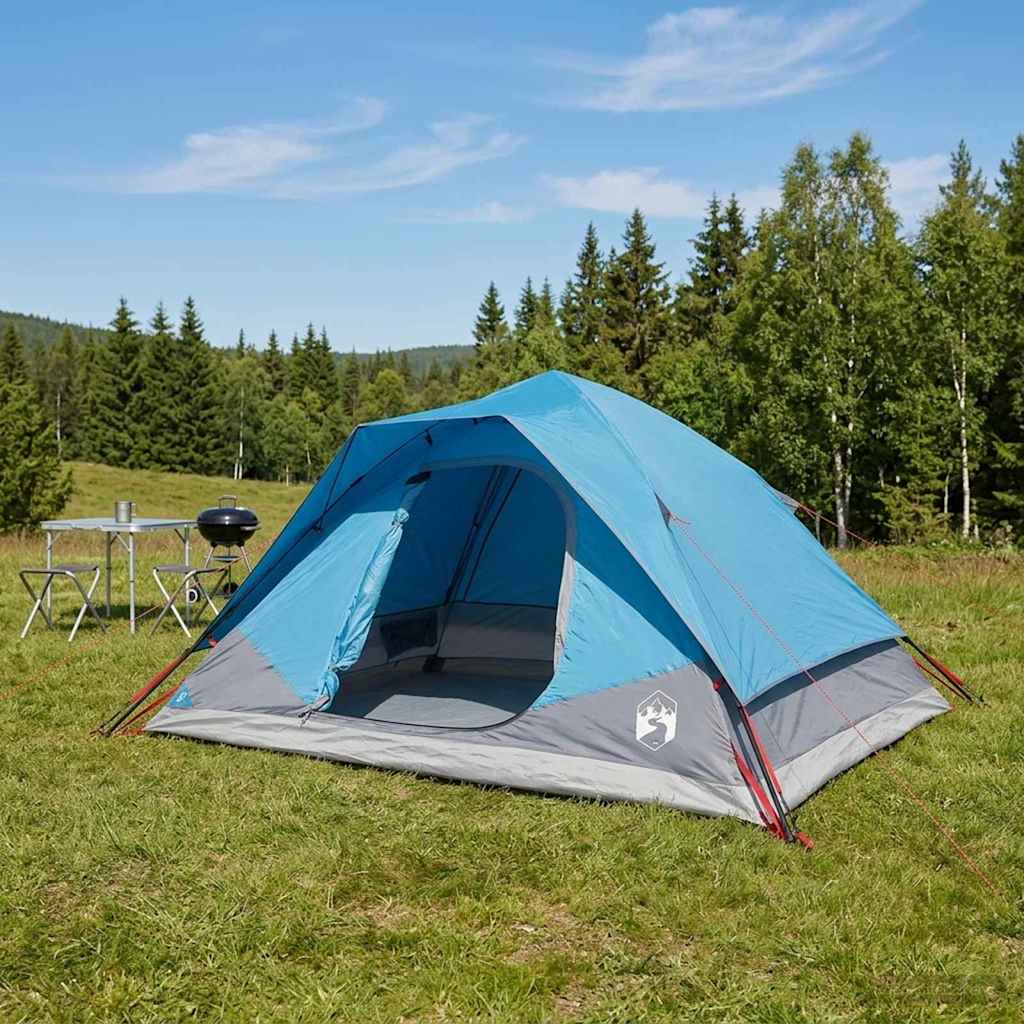 Instant Tent 305 x 215 x 140 cm Polyester and Steel Blue