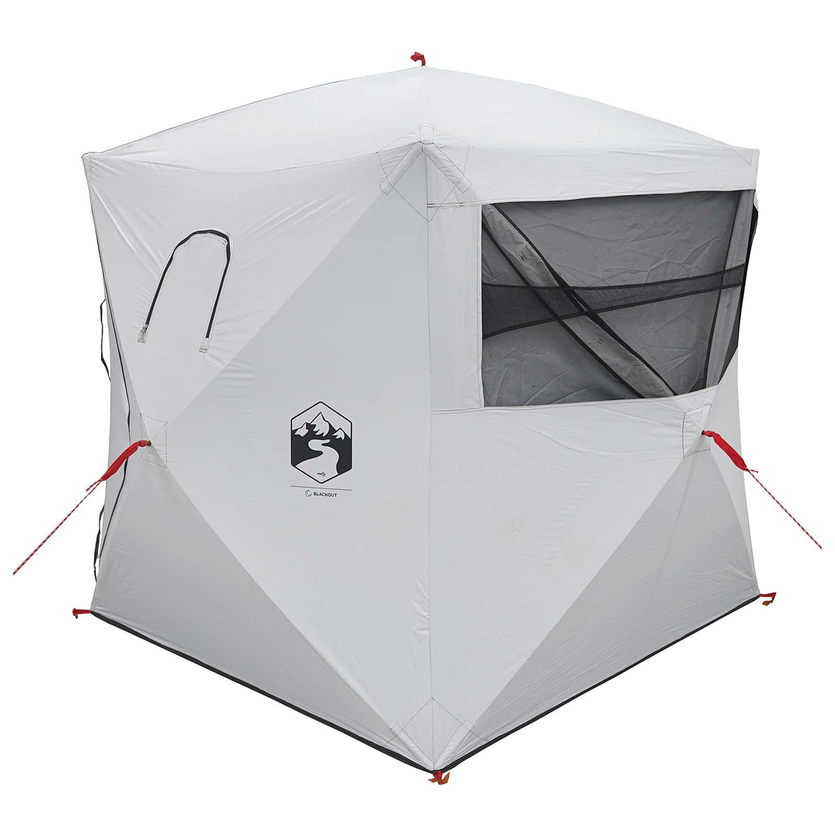 Hunting Tent 2-Person Polyester and Steel White blackout