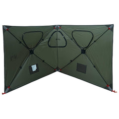 vidaXL Hunting Tent 145 x 145 x 150 cm Army Green Polyester and Steel 6