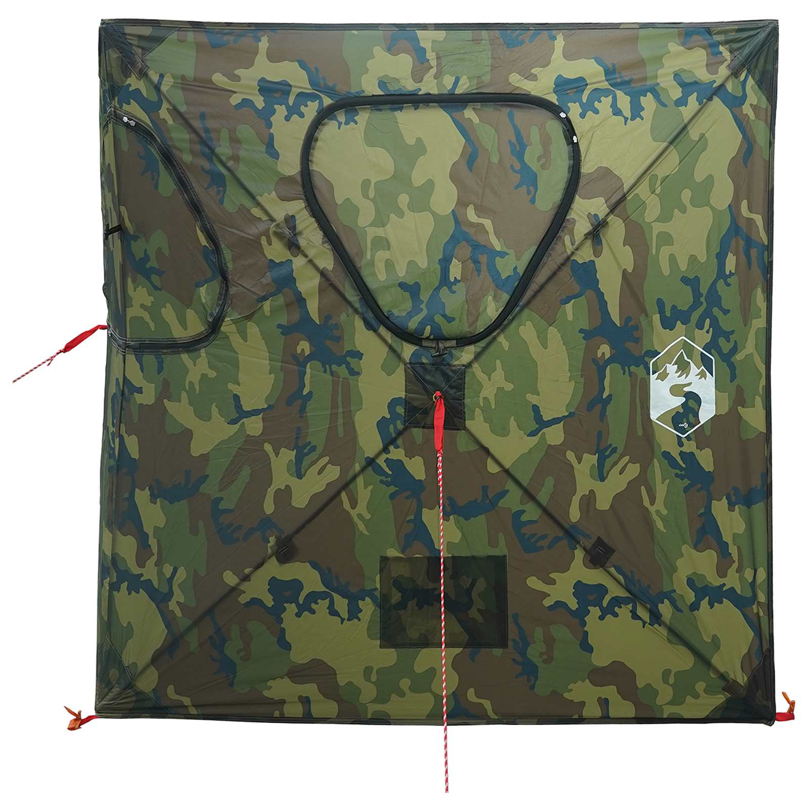 vidaXL Hunting Tent 145 x 145 x 150 cm Camouflage Polyester and Steel 5