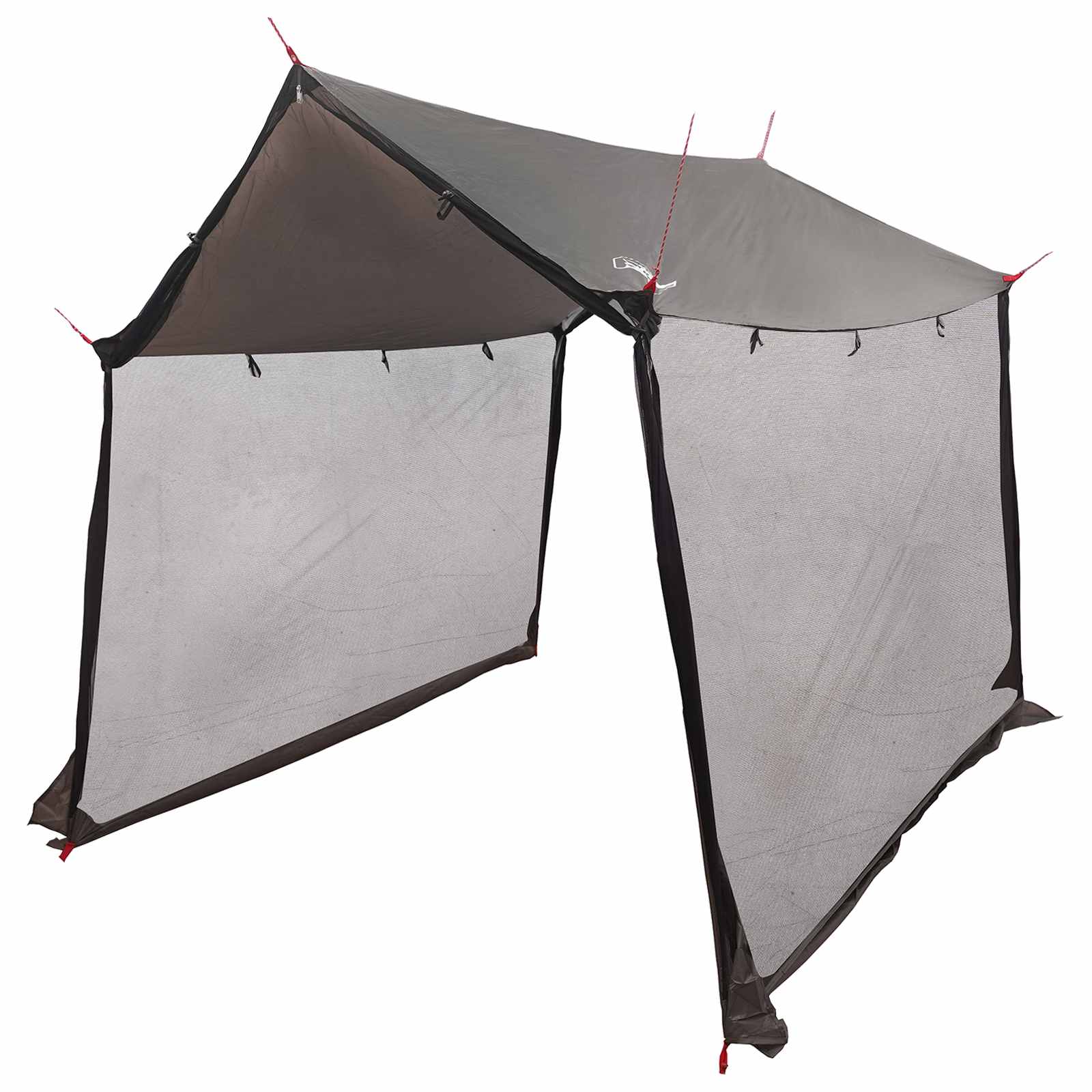 vidaXL Camping Tarp with Mesh Walls 270 x 210 x 210 cm Brown Grey 3