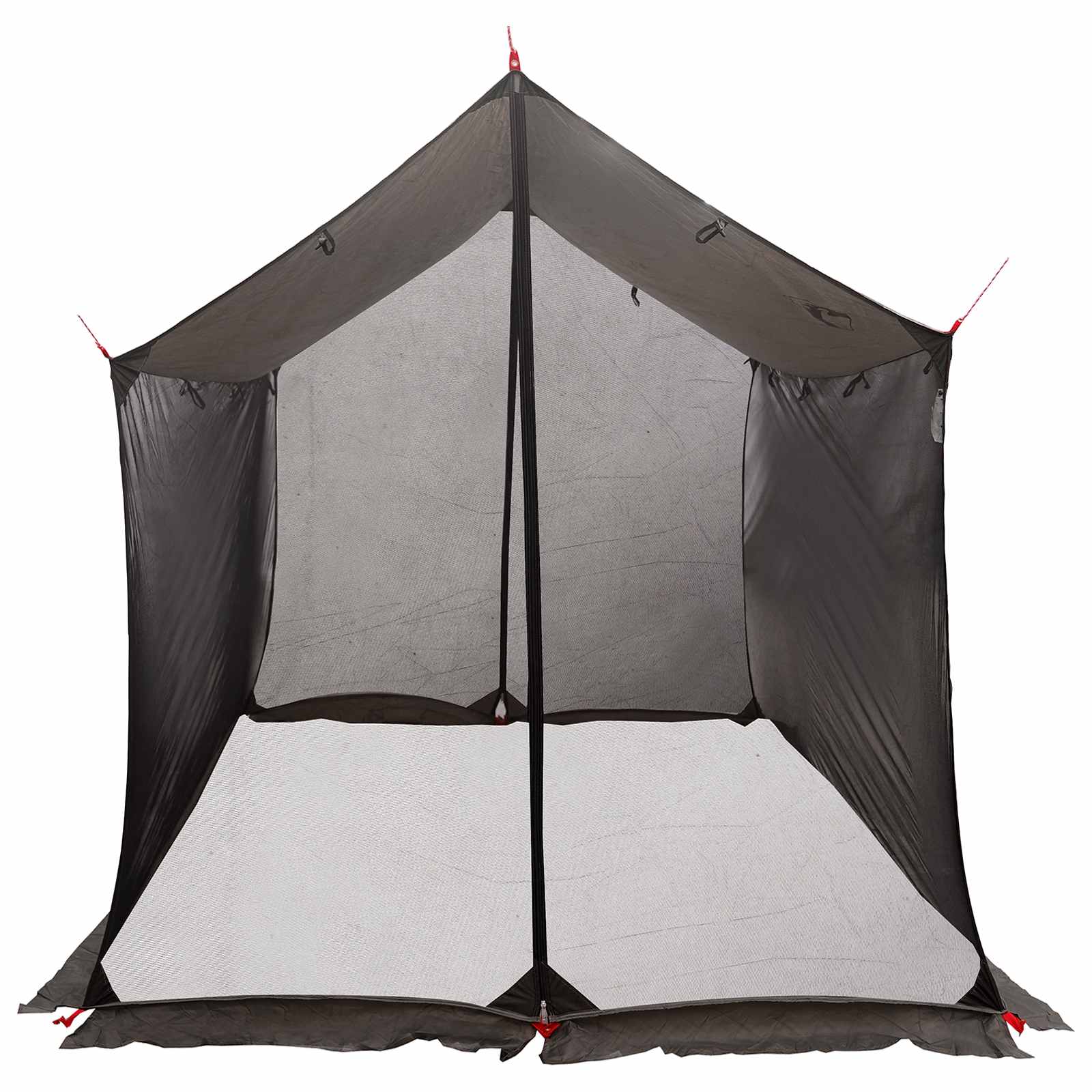 vidaXL Camping Tarp with Mesh Walls 270 x 210 x 210 cm Brown Grey 4