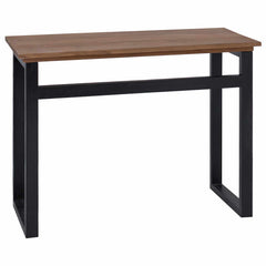 vidaXL Desk Natural Solid Teak Wood 100 x 45 x 75cm 1
