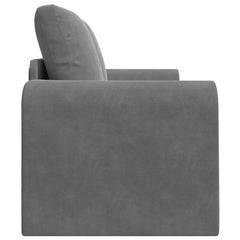 Folding Sofa Bed 148 x 71 x 83 cm Velvet Dark grey